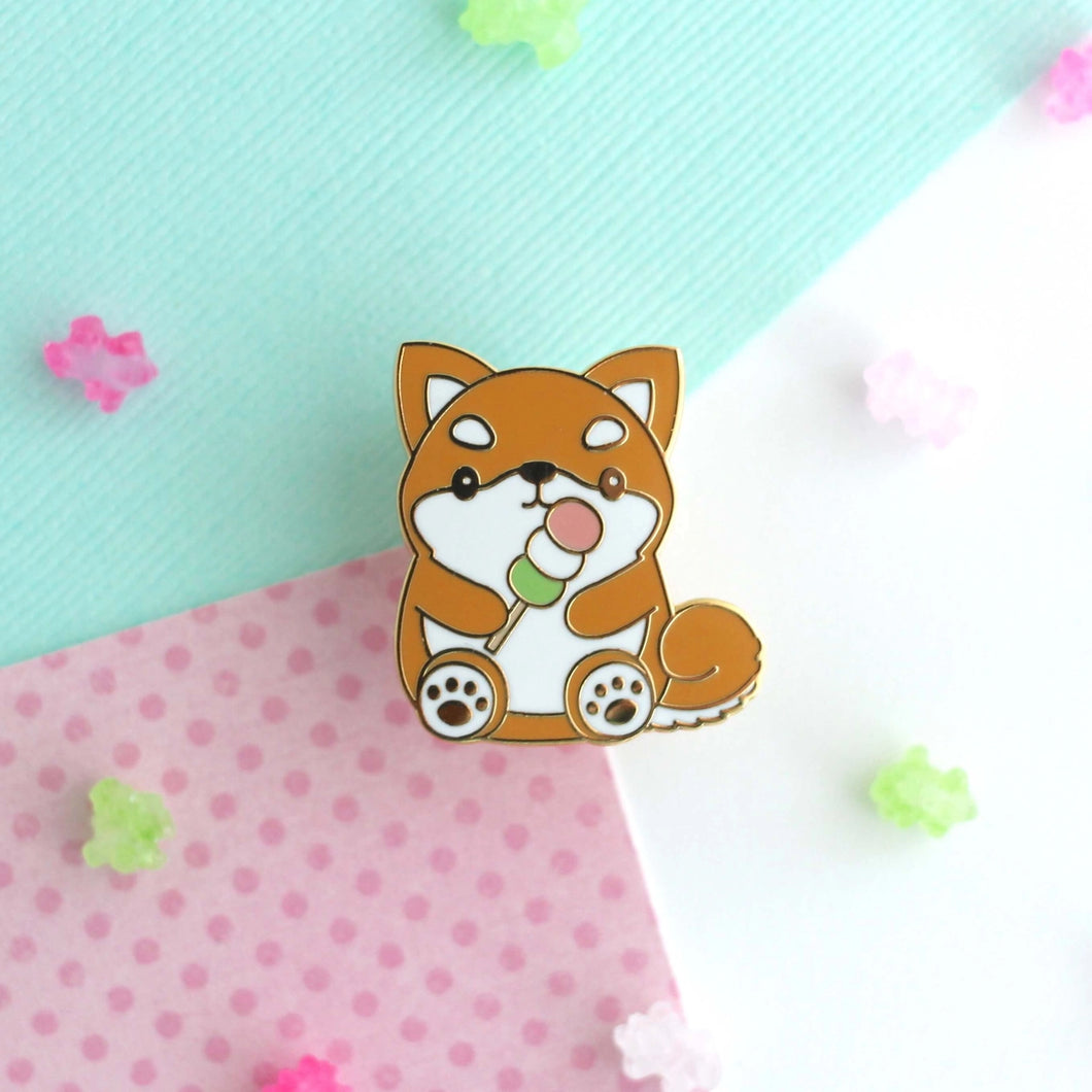 Shiba Inu Dog Enamel Pin