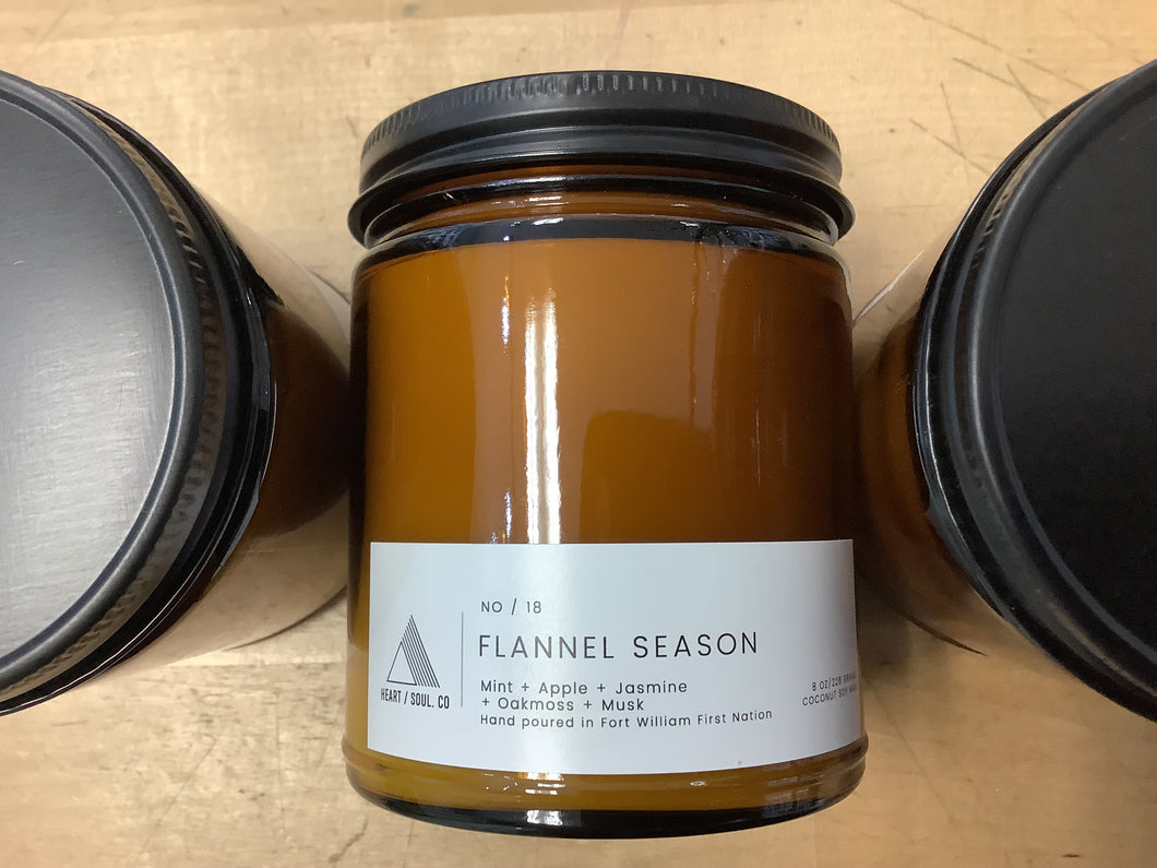 Flannel Season Candle