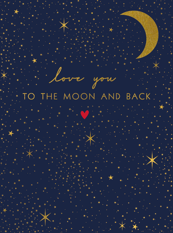 Love You to the Moon and Back Card