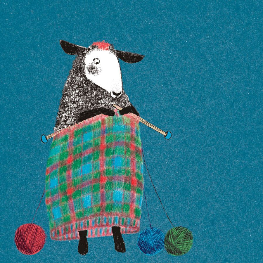 Tartan Woolly Card